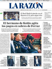 Portada La Razón 2026-04-08