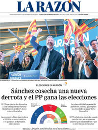Portada La Razón 2026-02-09