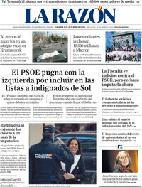 Portada La Razón 2026-10-09