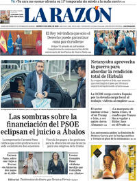 Portada La Razón 2026-04-10
