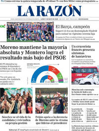 Portada La Razón 2026-05-11