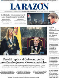 Portada La Razón 2026-09-11