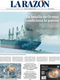 Portada La Razón 2026-03-12
