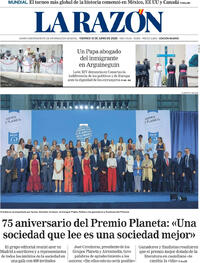 Portada La Razón 2026-06-12