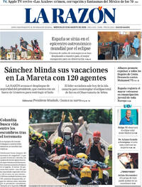 Portada La Razón 2026-08-12