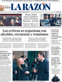 Portada La Razón 2026-02-13