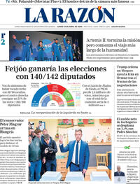 Portada La Razón 2026-04-13