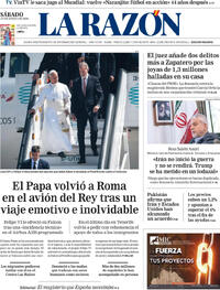 Portada La Razón 2026-06-13