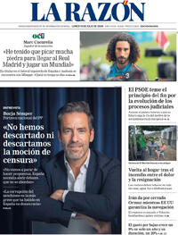 Portada La Razón 2026-07-13
