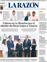 Portada La Razón 2026-02-14