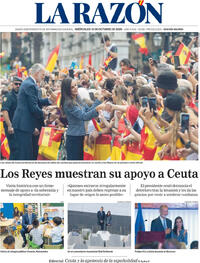 Portada La Razón 2026-10-14