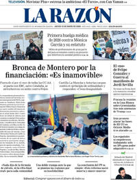 Portada La Razón 2026-01-15