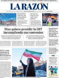 Portada La Razón 2026-06-15