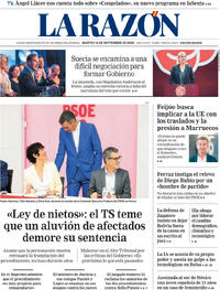 Portada La Razón 2026-09-15