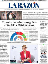 Portada La Razón 2026-02-16
