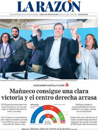 Portada La Razón 2026-03-16
