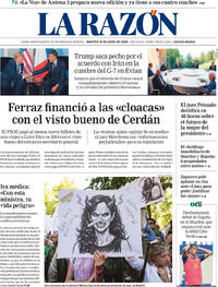 Portada La Razón 2026-06-16