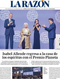 Portada La Razón 2026-10-16