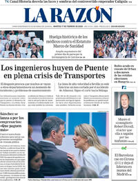 Portada La Razón 2026-02-17