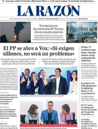 Portada La Razón 2026-03-17