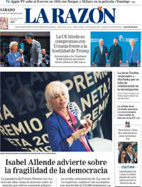 Portada La Razón 2026-10-17