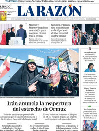 Portada La Razón 2026-04-18