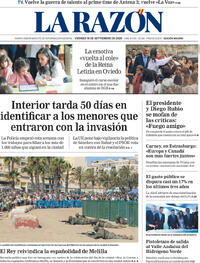 Portada La Razón 2026-09-18