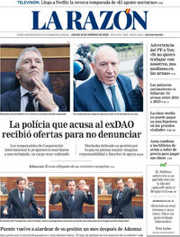 Portada La Razón 2026-02-19