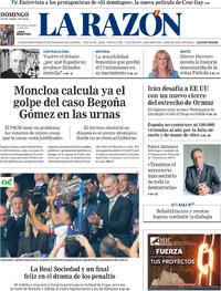 Portada La Razón 2026-04-19