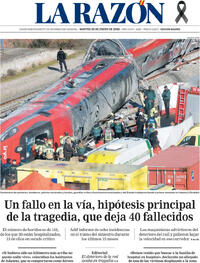 Portada La Razón 2026-01-20