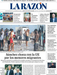 Portada La Razón 2026-08-20