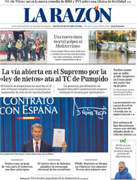 Portada La Razón 2026-10-20