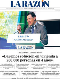 Portada La Razón 2026-04-21
