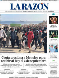 Portada La Razón 2026-08-21