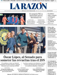 Portada La Razón 2026-10-21