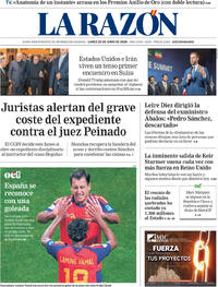 Portada La Razón 2026-06-22