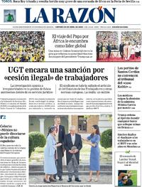 Portada La Razón 2026-04-24