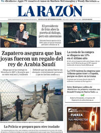 Portada La Razón 2026-09-24