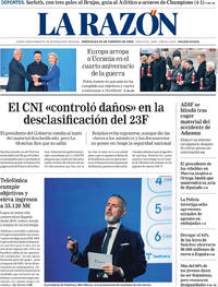 Portada La Razón 2026-02-25