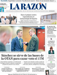 Portada La Razón 2026-04-25