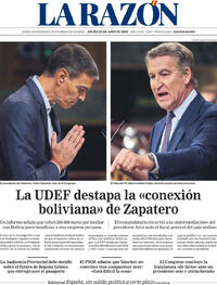 Portada La Razón 2026-06-25