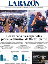 Portada La Razón 2026-01-26