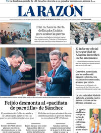 Portada La Razón 2026-03-26