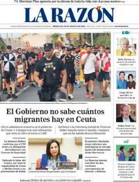 Portada La Razón 2026-08-26