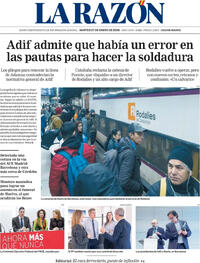 Portada La Razón 2026-01-27