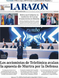 Portada La Razón 2026-03-27
