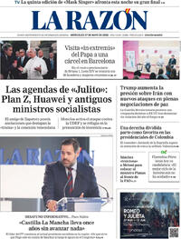 Portada La Razón 2026-05-27