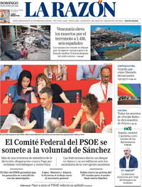 Portada La Razón 2026-06-28