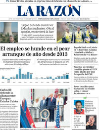 Portada La Razón 2026-04-29