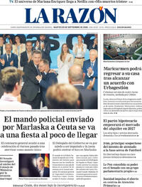 Portada La Razón 2026-09-29